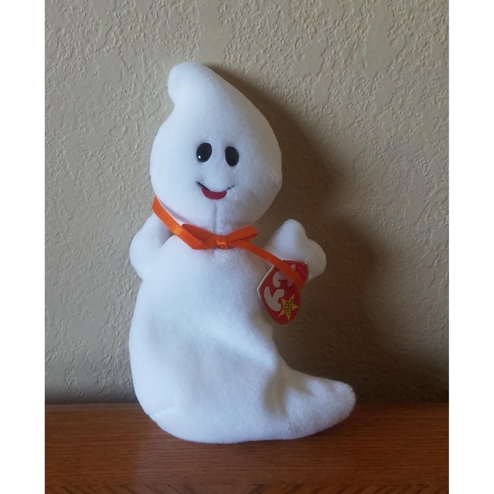 Ty Beanie Babies - Spooky the Ghost Style 4090 (1995)